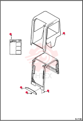 ENCLOSURE, EXC CAB VINYL