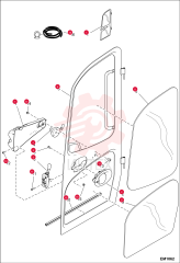 DOOR, CAB ASSY