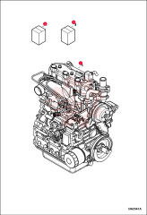 ENGINE, KUBOTA D 1703 TIER 2