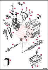 KIT, GASKET ENG LOWER