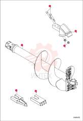 AUGER, BIT HD 24" 7243236 (2)