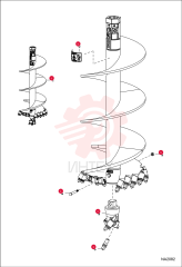 AUGER, BIT ROCK 16" 7169668 (3)