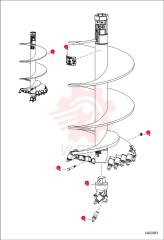 AUGER, BIT ROCK 18" 7169669 (3)