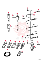 AUGER, BIT HEX HEAD 42" 6674965 (2)