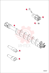 AUGER, BIT ROCK 8" 7243240 (3)