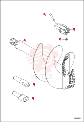 AUGER, BIT ROCK 30" 7243244 (3)