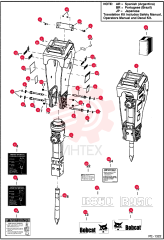 FRAME, BREAKER B850/B950 6726861 (1)