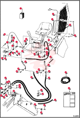 KIT, AUX BACKHOE 709