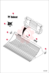 DECAL, LOGO BOBCAT AND HEAD 7109473