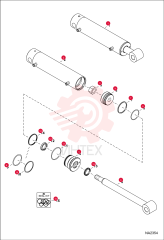CYLINDER, BUCKET COMBO 7166114