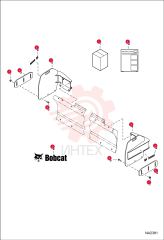 DECAL, LOGO BOBCAT AND HEAD 7109473