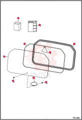 WINDOW, REAR 6719413