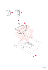 KIT, GUARD MUFFLER 7244920