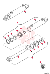 CYLINDER HYDRAULIC 6698379