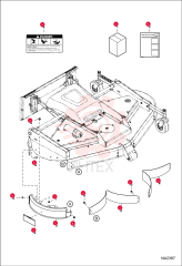 KIT, DISCHARGE REAR 72" 7180930 (1)