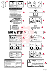 DECAL, DANGER 6734440 (2)
