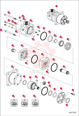MOTOR, DRIVE HYD 7001500