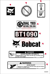 DECAL, LOGO BOBCAT HEAD 6809228 (1)