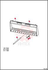 TOOTH SQUARE TAPERED W/NUT 6678898