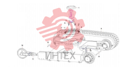 Составляющие гусениц SY35C2Y4WU.2 13612674