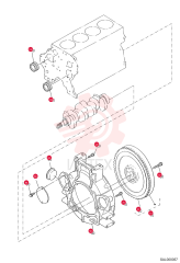 ASSY, ENG FLYWHEEL 6689244