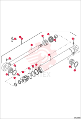 CYLINDER, HYD CPL 6501238100 (2)