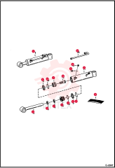 SHAFT, ROD CYL BOOM AND DIPPER 6532324 (4)