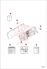 KIT MOUNT BACKHOE EXLF 7204239