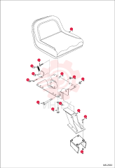 SEAT, BACKHOE 6693804