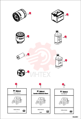 FILTER, OIL ENG 12 6671057 (6)