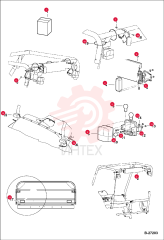 KIT, LIGHTS ROAD 102833901CC