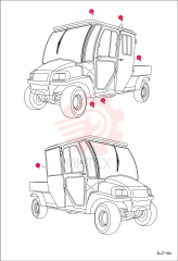 KIT, DOOR SOFT REAR SVP484502