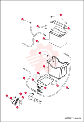 SOLENOID, STARTER, C1100 7016685 (1)