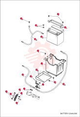 SOLENOID, STARTER, C1100 7016685 (2)