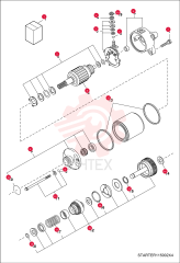 MOTOR, STARTER 7018855