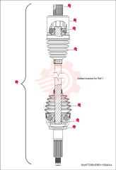 SHAFT, DRIVE REAR 7248179