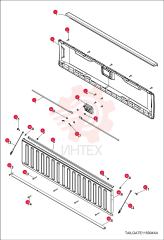 CAP, TAILGATE, BLK 7016278 (1)