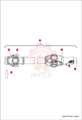 SHAFT, DRIVE FRT 7020248 (2)