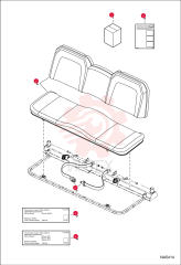 KIT, SEAT BENCH 7195885 (3)