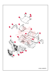 BRACKET, BUMPER FRONT 7027640 (2)
