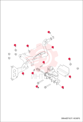 PEDAL, BRAKE 7258273 (2)