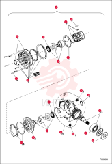 GEARCASE FRONT ASSY 7308612 (4)