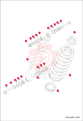 RETAINER, SPRING, STEEL 7016576 (12)