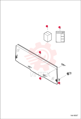 KIT PANEL REAR POLY 7350107 (6)