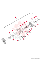 CLUTCH DRIVE ASSEMBLY 7258311 (4)