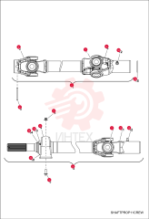 SHAFT, PROPSHAFT, FRONT, SPLIT 7016061