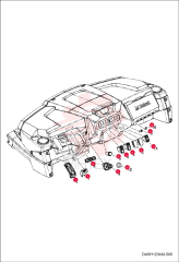 GROMMET, PARK BRAKE 7016416 (3)