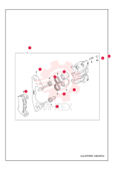 BRAKE, ASSY 7259238 (6)