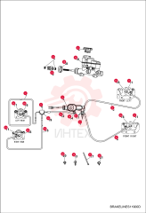 HOSE, LINE, BRAKE, REAR, LH, BRD 7016478