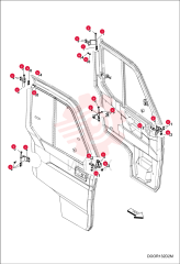 HINGE, UPPER RH 7252643